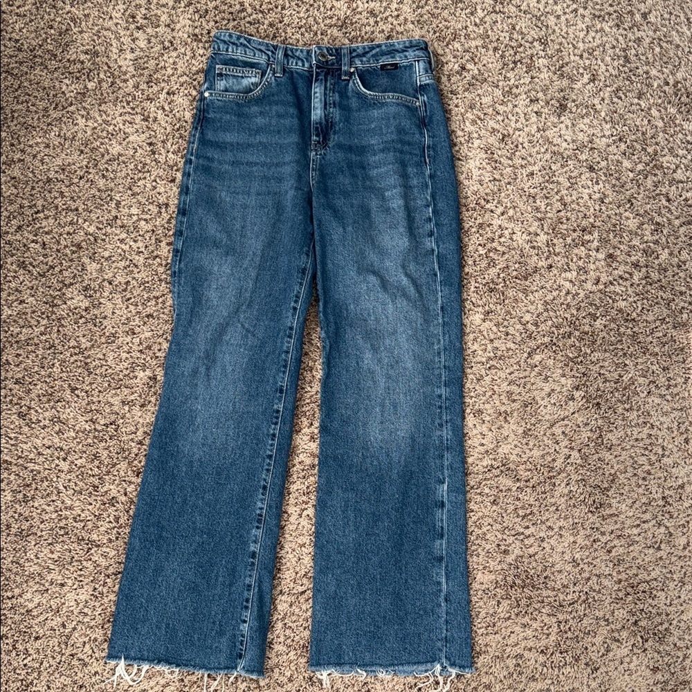 Mavi Victoria Wide Leg High Rise Jeans